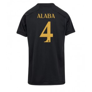 Real Madrid David Alaba #4 Koszulka Trzecich Kobiety 2023-24 Krótki Rękaw